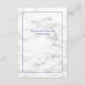 ラベ素朴ンダーユーカリ結婚グリーン詳細 エンクロージャーカード (裏面)