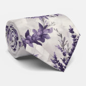 ラベ素朴ンダーリース水色スタイル模様 ネクタイ (ロール)