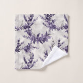 ラベ素朴ンダーリース水色スタイル模様 バスタオルセット (ウォッシュタオル)