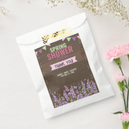 ラベ素朴ンダー春シャワーパーティーベビーシャワー フェイバーバッグ