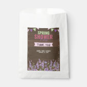 ラベ素朴ンダー春シャワーパーティーベビーシャワー フェイバーバッグ (正面)