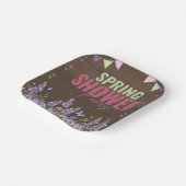 ラベ素朴ンダー春シャワーパーティーベビーシャワー ペーパープレート (傾斜あり)