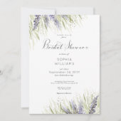 ラベ素朴ンダー&セージブライダルシャワー 招待状 (正面)