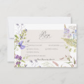 ラベ素朴ンダー&セージ山花ホワイトディナー 出欠カード (正面)