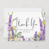 ラベ素朴ンダー&レ結婚モンス サンキューカード (正面)