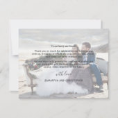 ラベ素朴ンダー&レ結婚モンス サンキューカード (裏面)