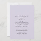 ラベ素朴ンダ淡い色のーの座標結婚 招待状 (裏面)