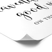 ラベ素朴ンダ結婚ーのトスサインを送信 ポスター (角)