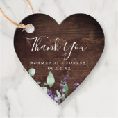 ラベ素朴ンダ |木製と引用文バックありがとう フェイバータグ (正面)