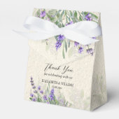 ラベ素朴ンパーソナライズされたダーの好意 フェイバーボックス (正面サイド)