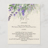 ラベ素朴ン結婚ダーのメニューカード (正面)