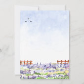 ラベ素朴ン結婚ダー・ボホ 招待状 (裏面)