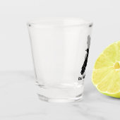 ラベ素朴ン ショットグラス (左)