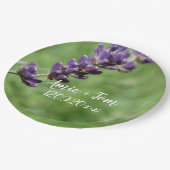 ラベ結婚ンダーカスタム紙プレート ペーパープレート (アングル)