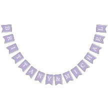 ラベ結婚ンダーシンプルの紫色の花嫁と花婿の名前