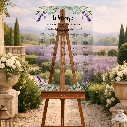 ラベ結婚ンダー15台座席表 アクリルサイン