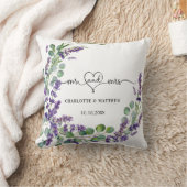 ラベ結婚ンデユーカリリースミセス・ネーム クッション (ブランケット)