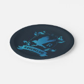 ラベ華美ンクロー™ハウスクレスト ペーパープレート (アングル)