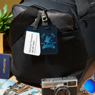 ラベ華美ンクロー™ハウスクレスト ラゲッジタグ