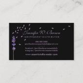 ラベ葉ンダーの水彩 名刺 (裏面)