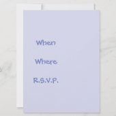 ラベ霜の降りたンドラゴンパーティの招待状子供へ 招待状 (裏面)