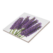 ラベ鮮やかンダーボタニカルアートデザイン タイル (側面)