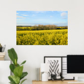 ラペシードフィールドが森を囲パーソナライズされたむ – ポスター (ホームオフィス)