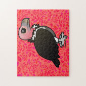 ラペット顔のハゲタカ ジグソーパズル (縦)