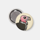 ラペット顔のハゲワシ マグネット (正面/裏面)