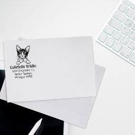 ラペムキャット差出人住所ペット ラバースタンプ