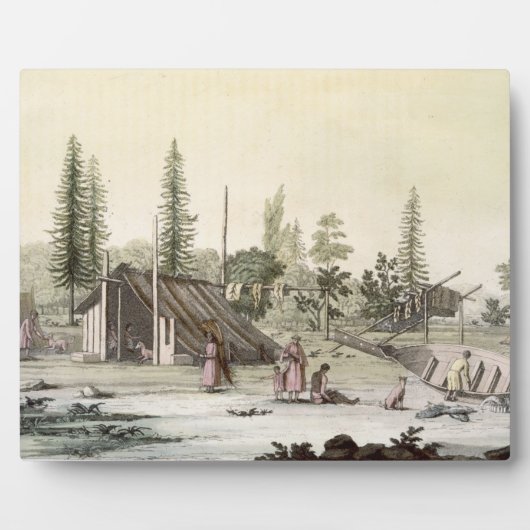 ラペルーズアットポートフランセシ(カラー版木、銅版、版画) フォトプラーク (正面)