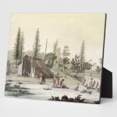 ラペルーズアットポートフランセシ(カラー版木、銅版、版画) フォトプラーク (側面)