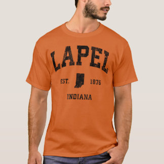 ラペル インディアナ州インディアナ州 ヴィンテージ スポーツ ファミリー Tシャツ
