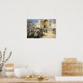 ラホールの野外レストラン ポスター (キッチン)