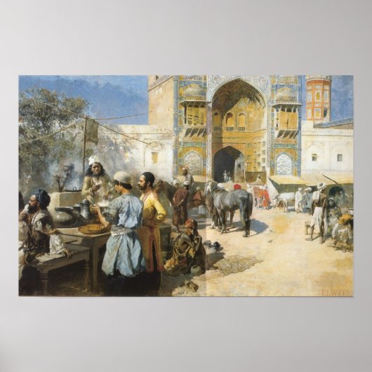 ラホールの野外レストラン ポスター (正面)