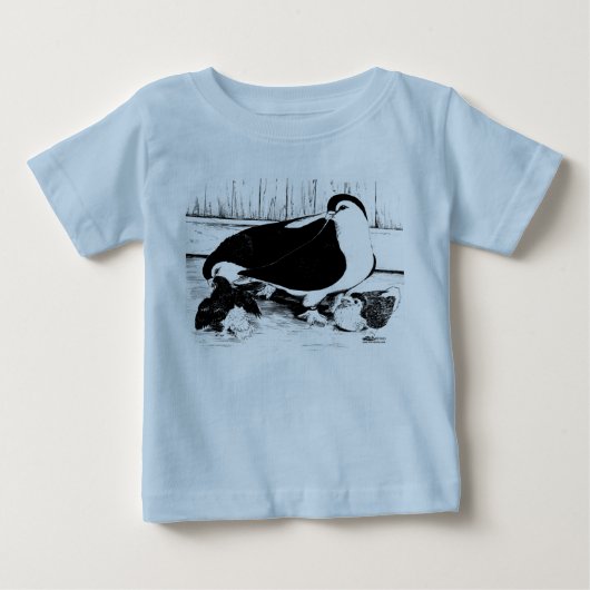 ラホール・ピジョン1980 ベビーTシャツ (正面)