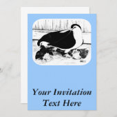 ラホール・ピジョン1980 招待状 (正面/裏面)