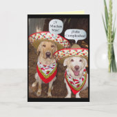 ラボおもしろい誕生日カースペインのド カード (正面)