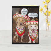 ラボおもしろい誕生日カースペインのド カード (黄色い花)