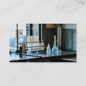 ラボでのガラス製品 名刺 (裏面)