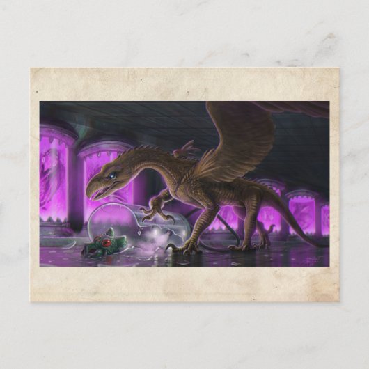 ラボでのタロン – ポストカード (正面)