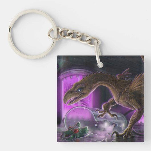 ラボでのタロン – Keychain キーホルダー (正面)