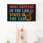 ラボでの動作 – LABLIFE 横断幕 (インサイチュ)