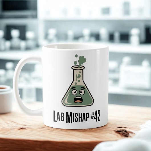 ラボでの失敗 #42 | 化学のカオス デザイン コーヒーマグカップ