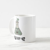 ラボでの失敗 #42 | 化学のカオス デザイン コーヒーマグカップ (正面左)