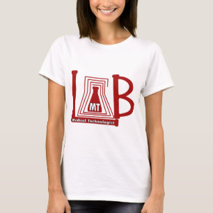 ラボのフラスコのロゴ – 医学研究所 Tシャツ