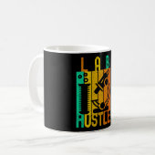 ラボの喧騒 – #LABLIFEコーヒーマグ コーヒーマグカップ (正面左)