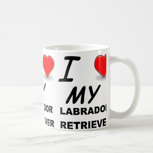 ラボの愛 コーヒーマグカップ (右)