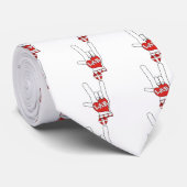 ラボのASLサインが大好き ネクタイ (ロール)