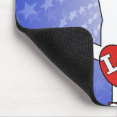 ラボのASLサインが大好き マウスパッド (コーナー)